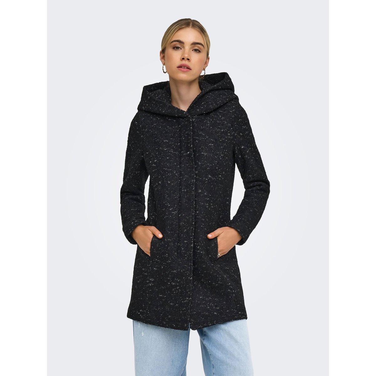 Manteau En Laine black 2, ONLY