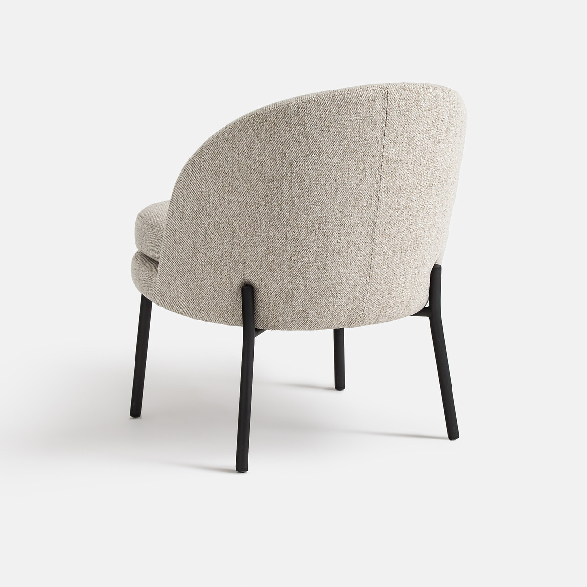 Sillón, tela jaspeada, Nordie gris jaspeado, LA REDOUTE INTERIEURS