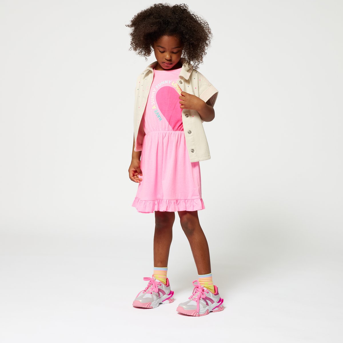 Robe évasée avec imprimé malabar, BILLIEBLUSH