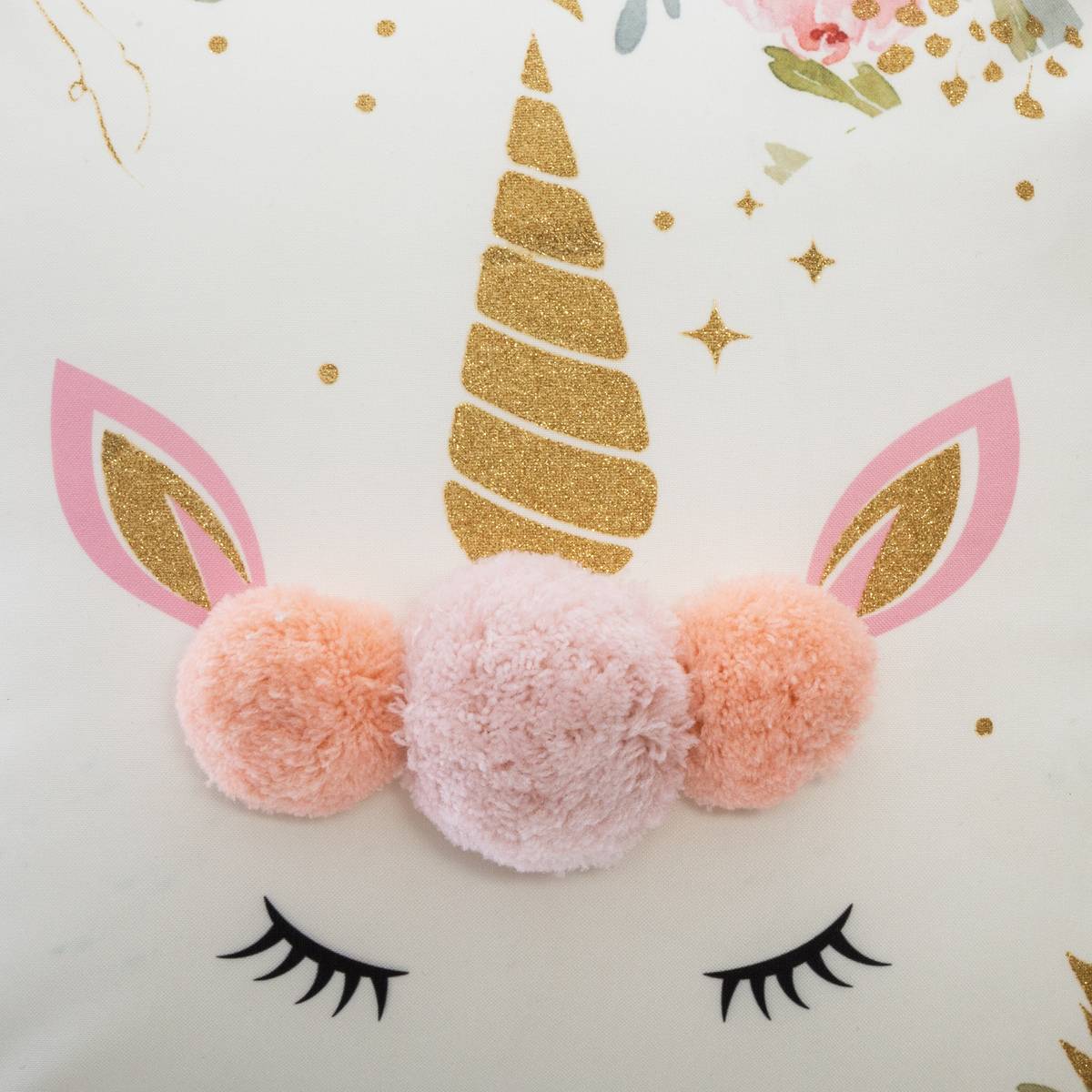 Coussin enfant forme licorne LICORNE multicolore, ATMOSPHERA FOR KIDS