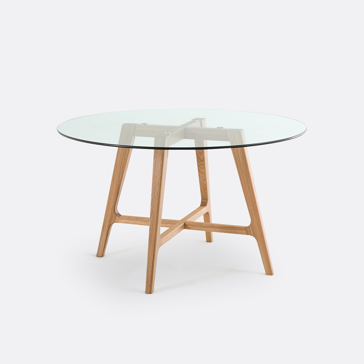 Ronde eettafel 4 à 6 personen Zoleta eikenhout, LA REDOUTE INTERIEURS