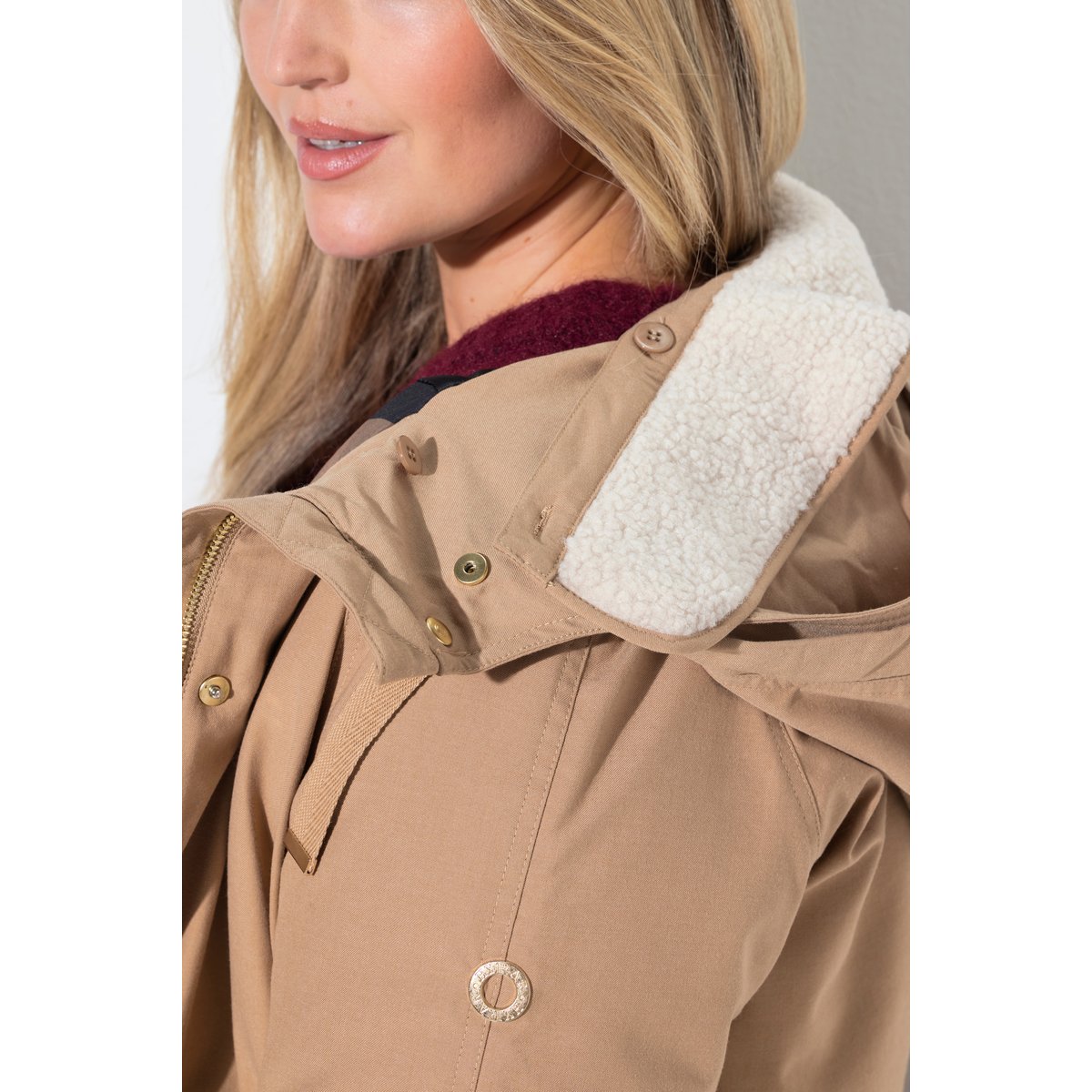 Parka technique imperméable beige, ULLA POPKEN