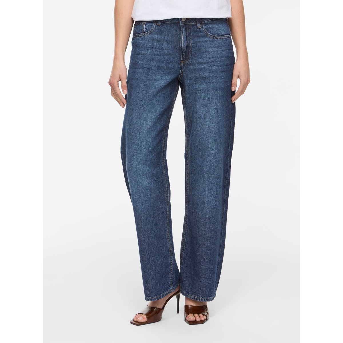 Jean À Coupe Ample bleu - dark blue denim1, VILA