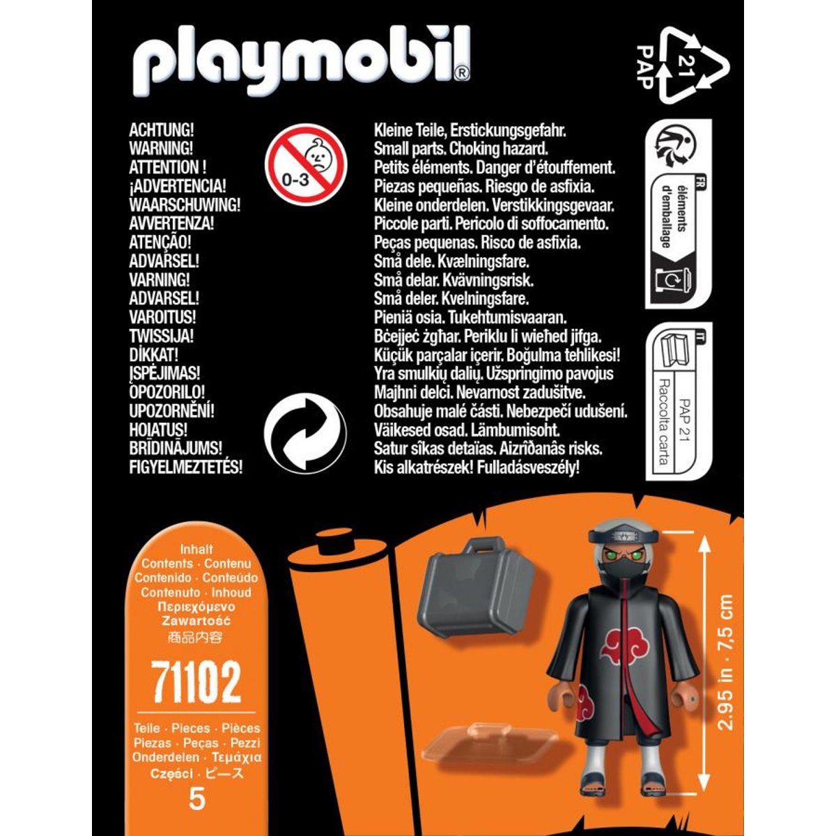 71102 Kakuzu - Naruto Shippuden couleur unique, PLAYMOBIL