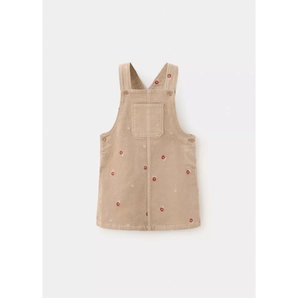 Sac en velours côtelé avec peluche marron, MANGO BABY