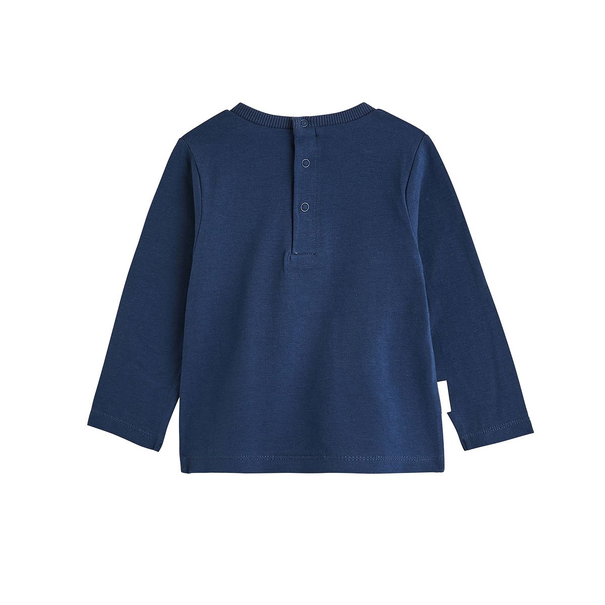 Lot de 2 t-shirts bébé manches longues Mathéo bleu, PETIT BEGUIN