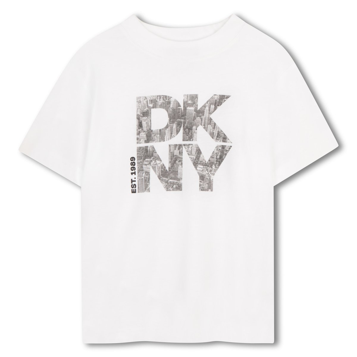 Tee-shirt manches courtes blanc, DKNY