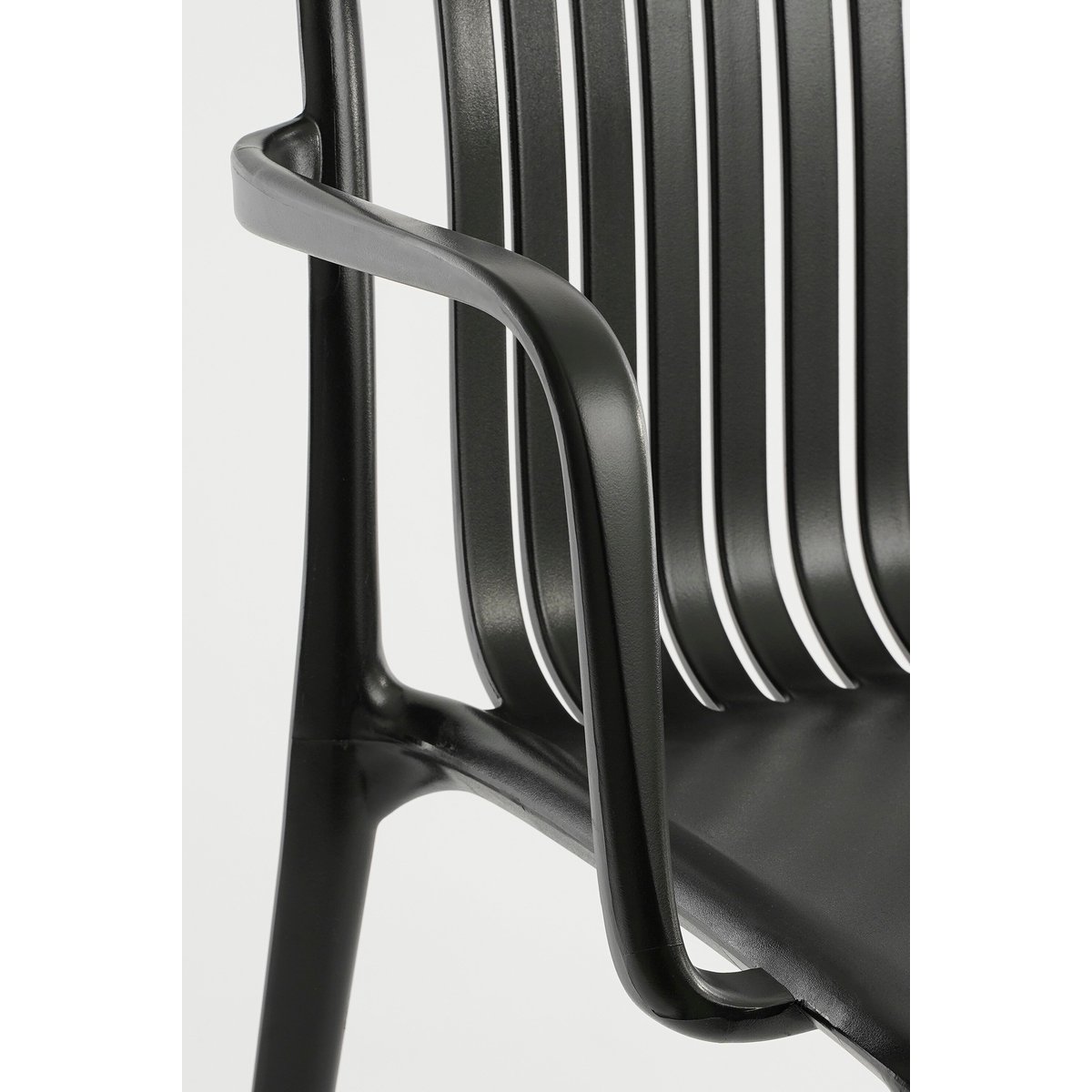 Chaise de jardin PALOMA noir, MICA DECORATIONS