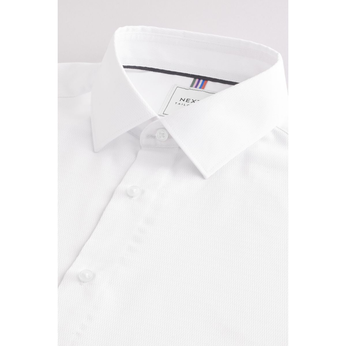 Chemise à poignet double facile d'entretien blanc, NEXT