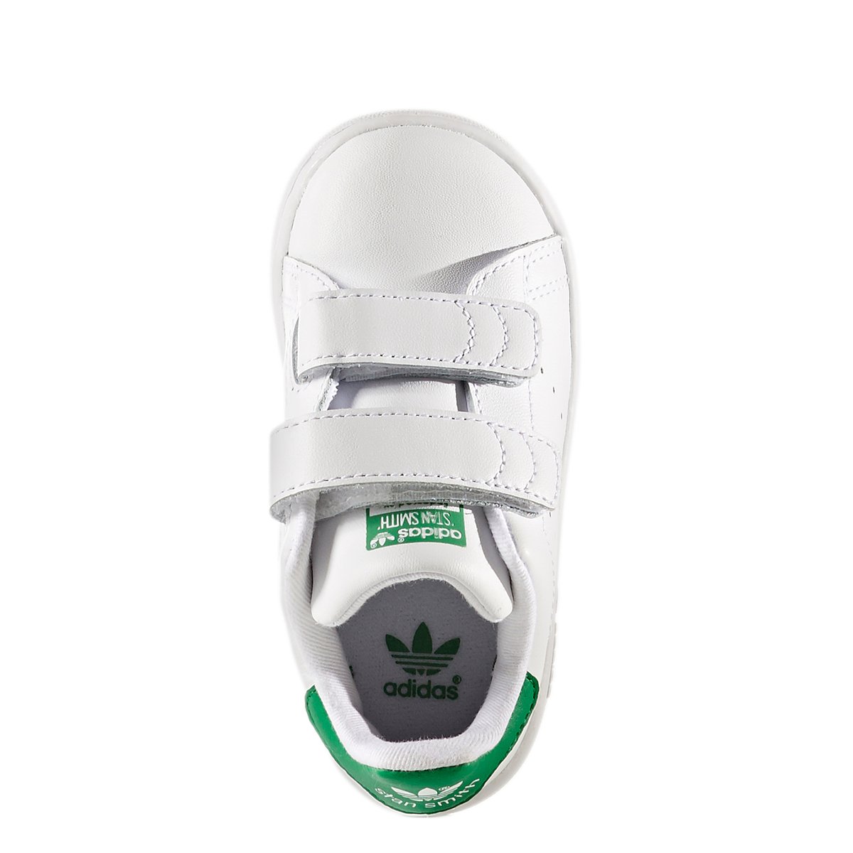 Stan Smith Infants CF I Touch 'n' Close Trainers white/green, adidas Originals