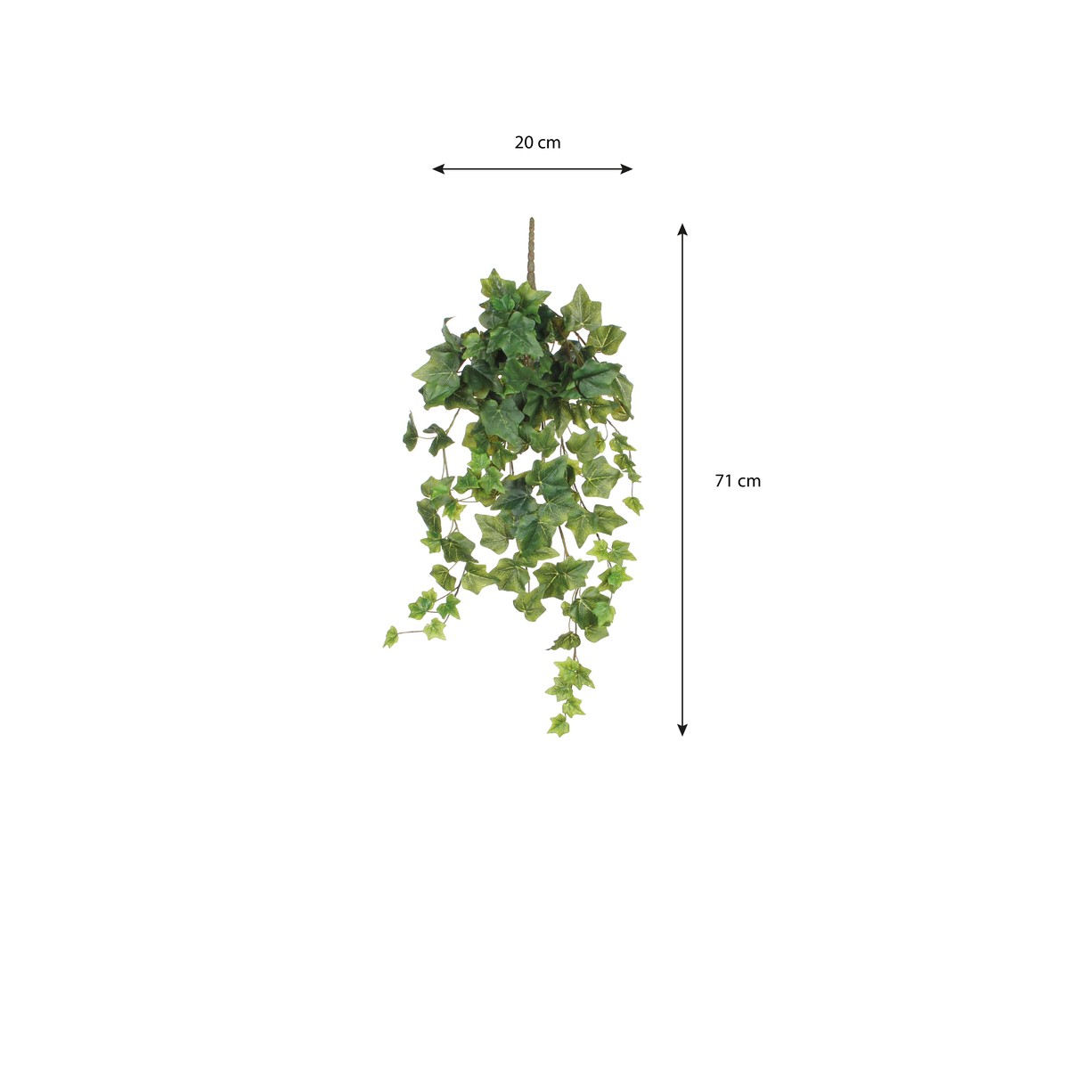 Plante artificielle suspendue IVY vert, MICA DECORATIONS