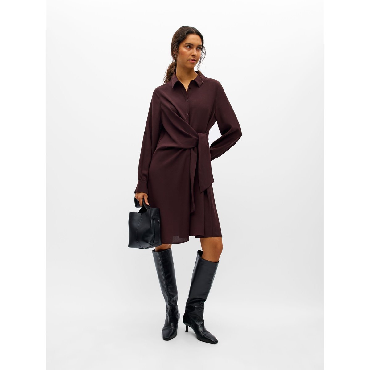 Robe-Chemise rouge - chocolate plum1, OBJECT