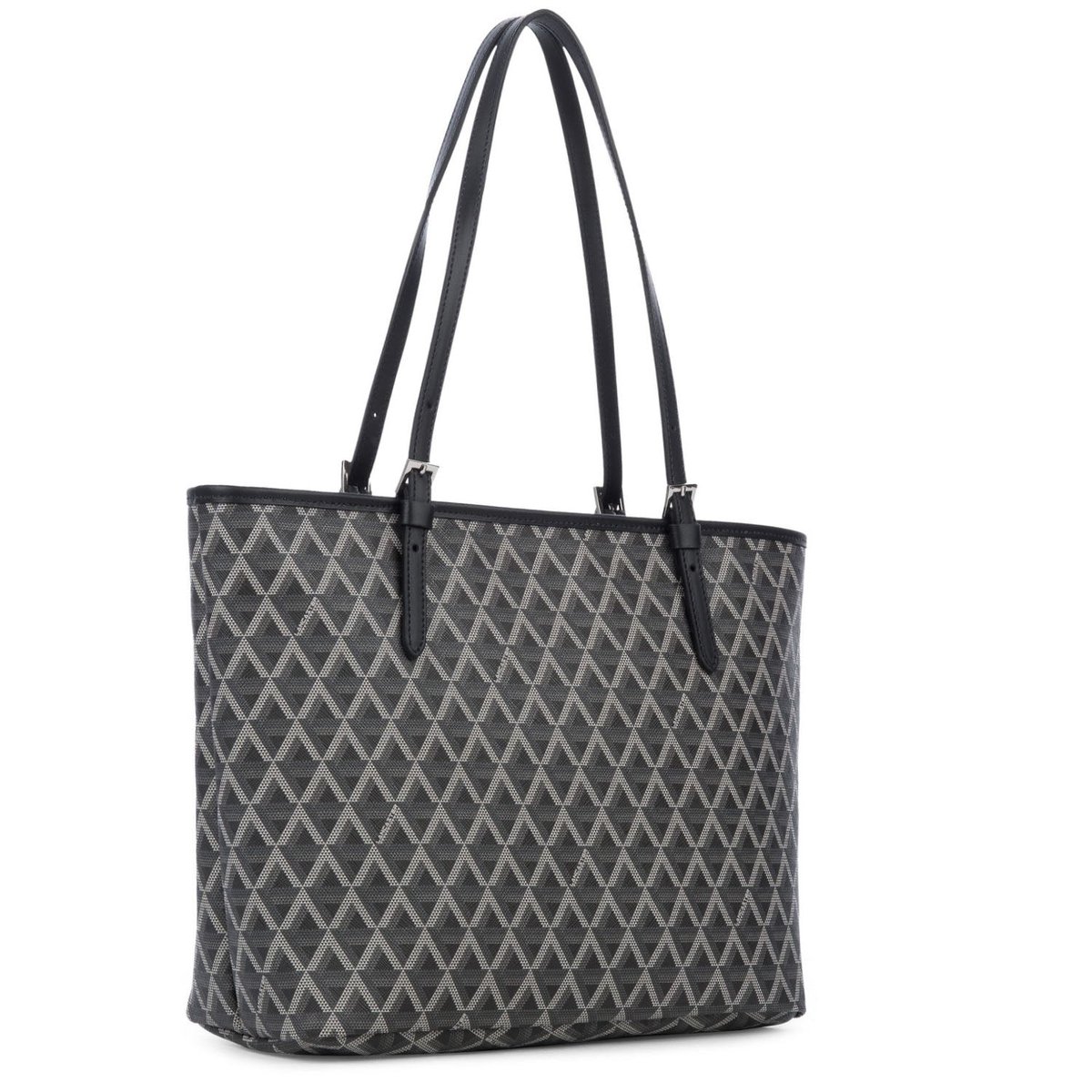 Sac cabas épaule, Made in France IKON bleu électrique, LANCASTER