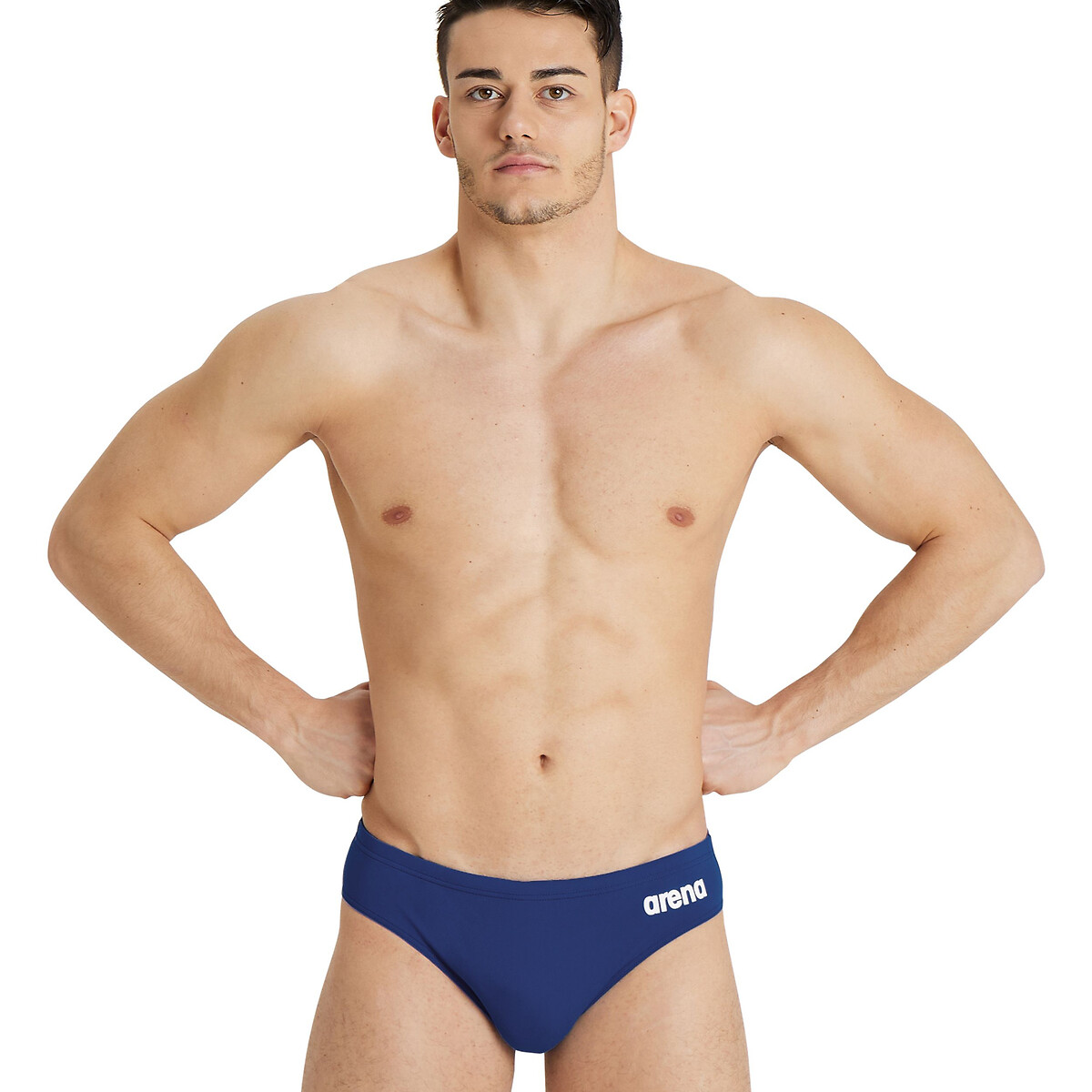 Slip de bain petit logo bleu marine, ARENA