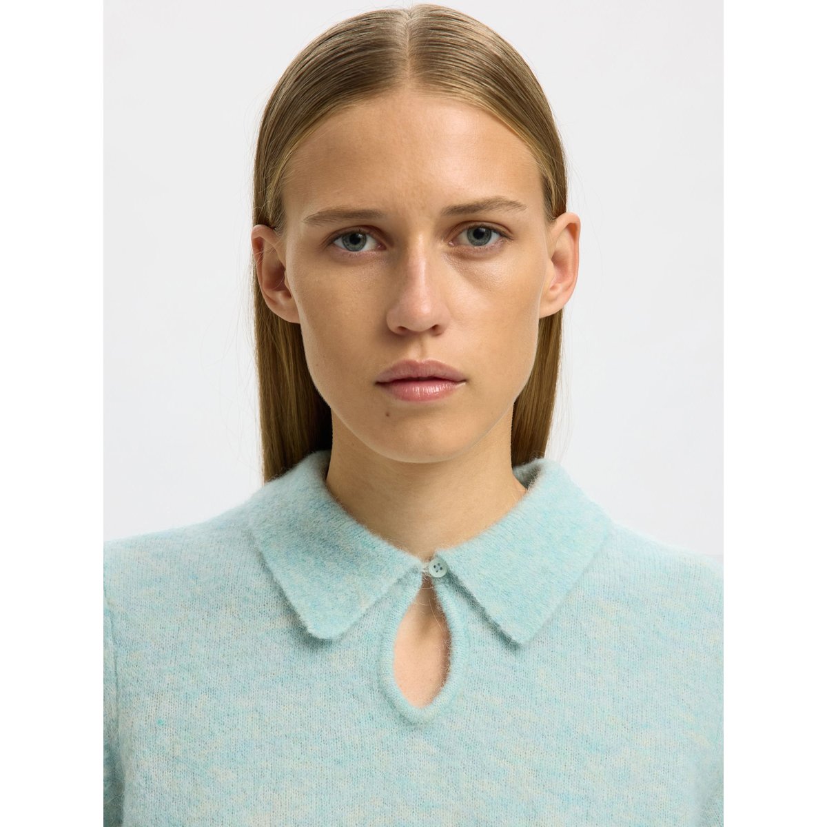 Top En Maille bleu - blue glow, SELECTED