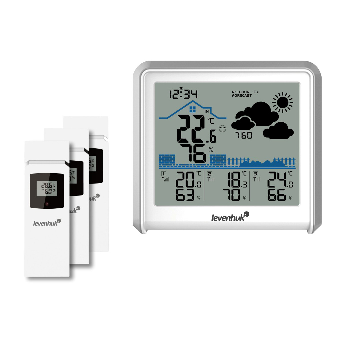 Station météorologique Wezzer plus LP50 couleur unique, LEVENHUK