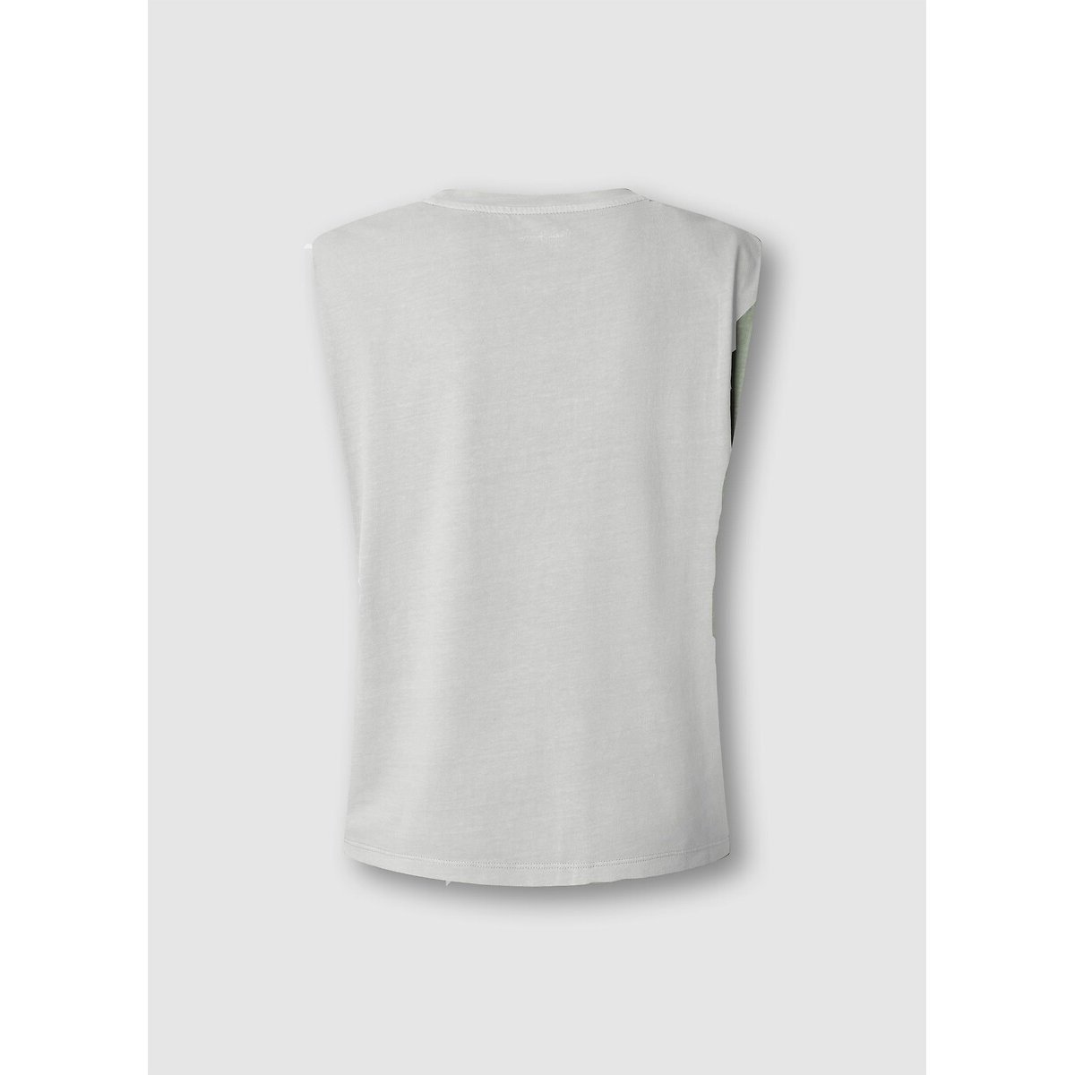T-shirt senza maniche con logo bianco, PEPE JEANS