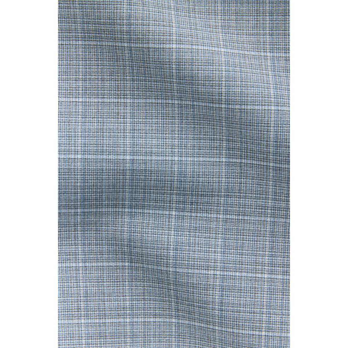 Veste de costume slim aux carreaux bleu clair, NEXT