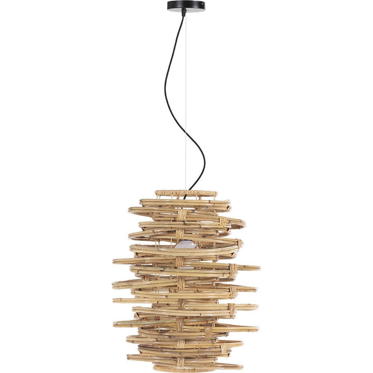 Suspension en rotin sculpturale naturel, RECOLLECTION