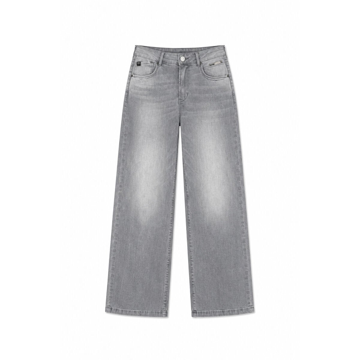 Jeans flare PULP high flare, longueur 34 grey, LE TEMPS DES CERISES