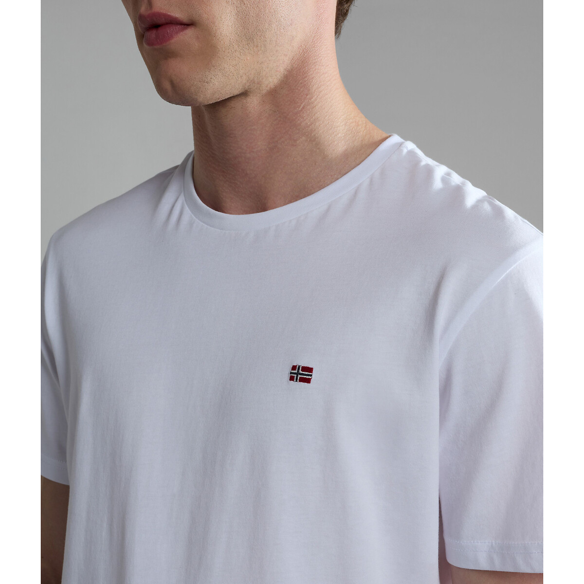 T-shirt maniche corte Salis bianco, NAPAPIJRI