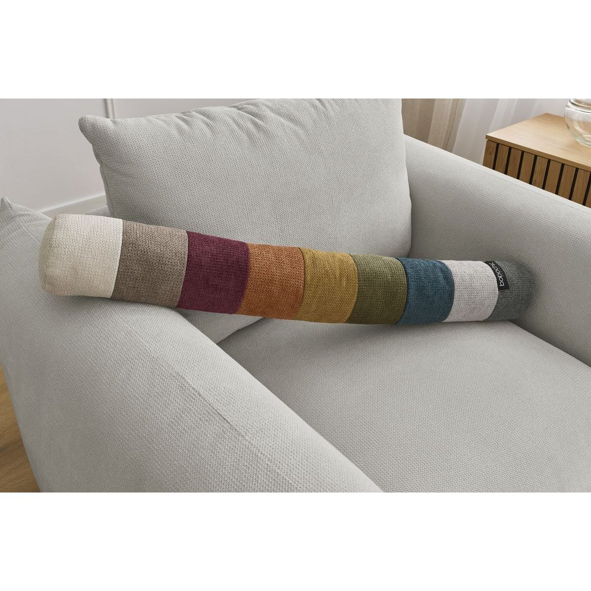 Fauteuil tissu, ERNEST gris clair, BOBOCHIC