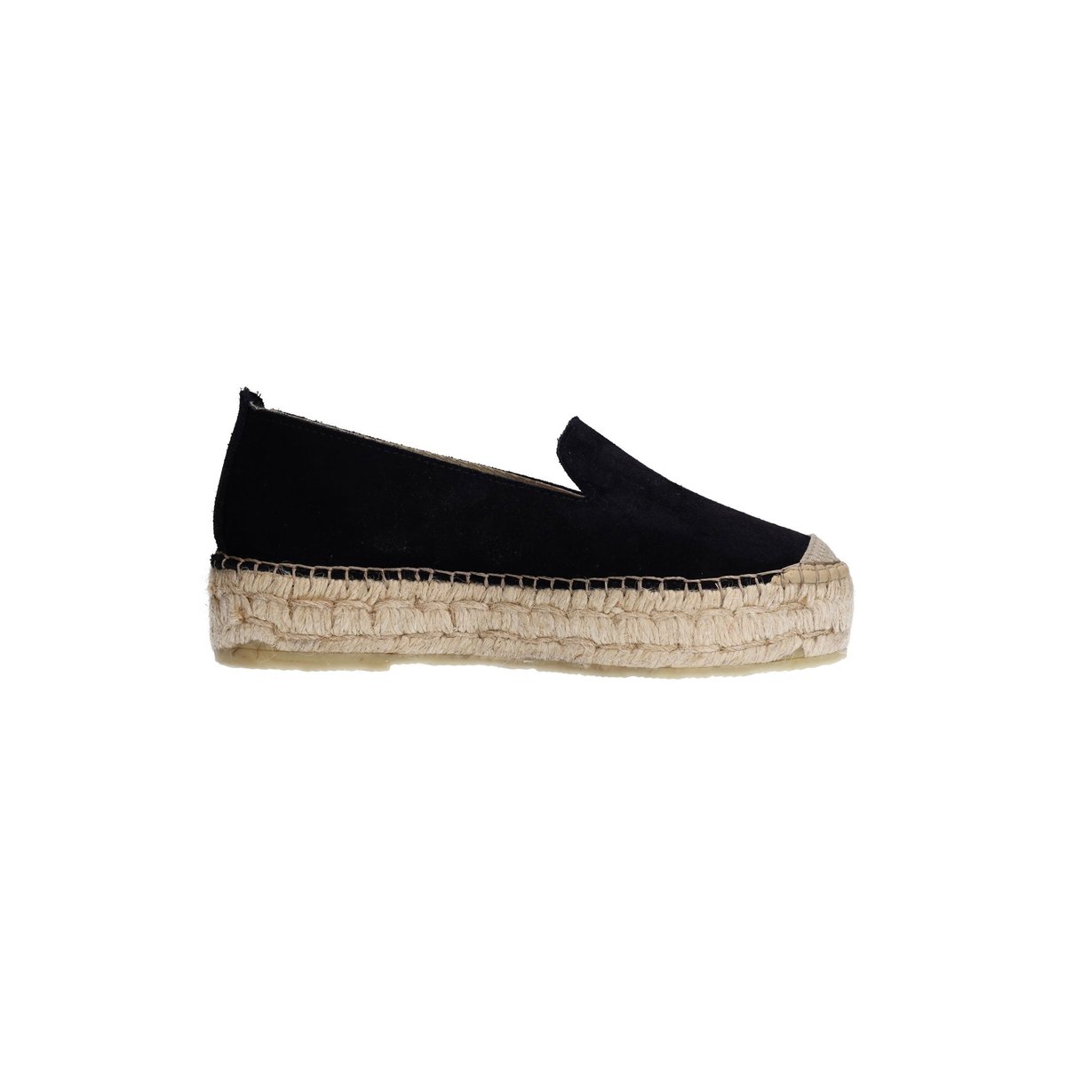 Espadrilles en daim noir, SACHA