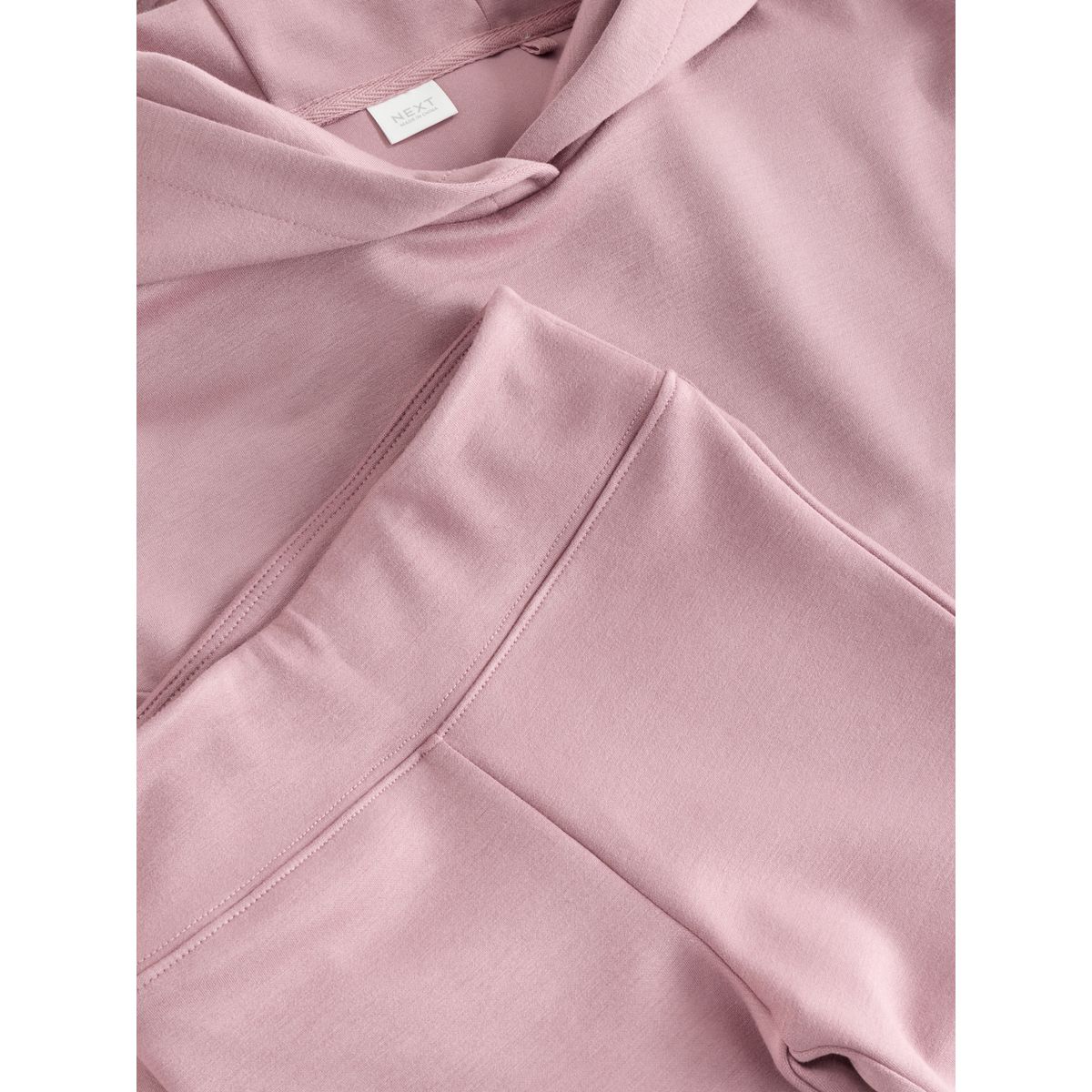 Ensemble sweat à capuche et pantalon évasé rose foncé, NEXT