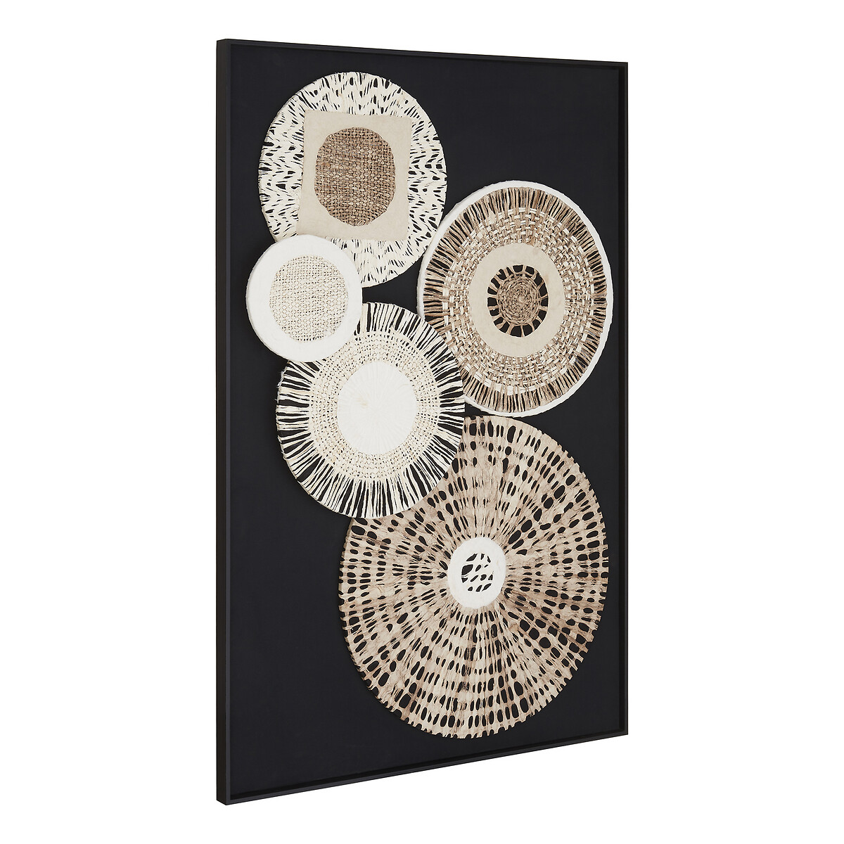 Natural Paper Design Unframed Wall Art black, FIFTY FIVE SOUTH