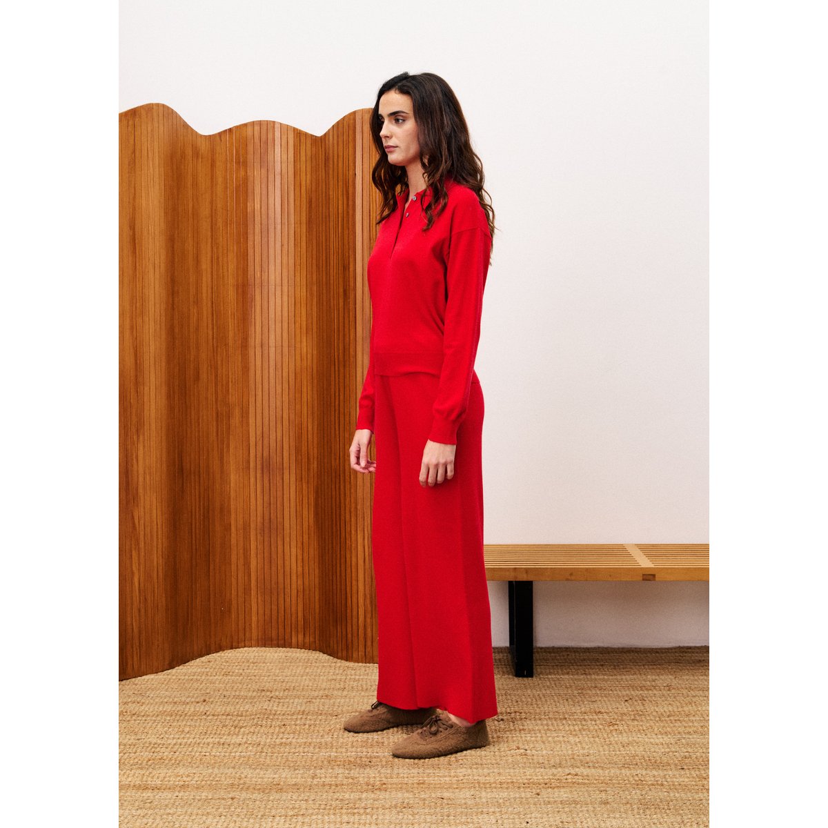 Pantalon COSSE rouge, FRNCH