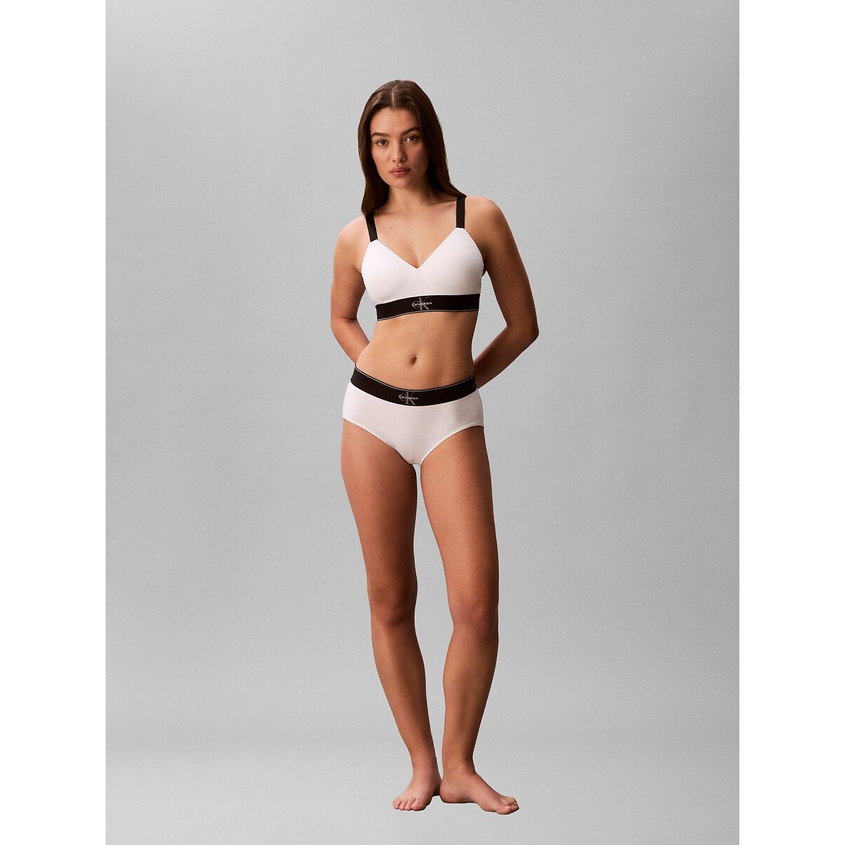 Brassière CK GRAPHIC blanc, CALVIN KLEIN UNDERWEAR