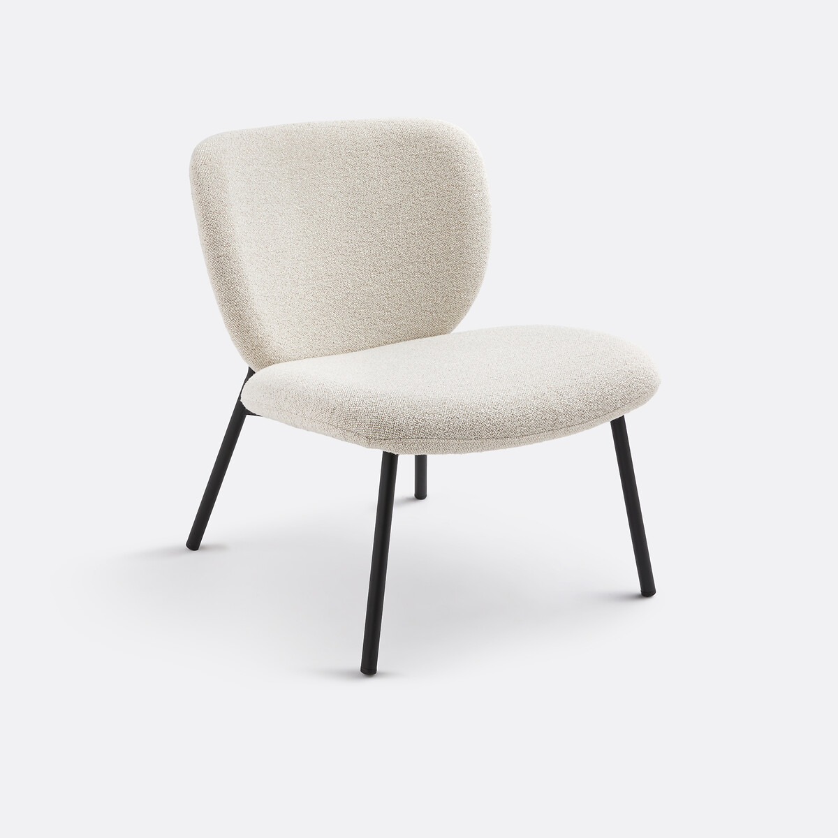 Fauteuil lounge rembourré, BELVINI ecru, LA REDOUTE INTERIEURS