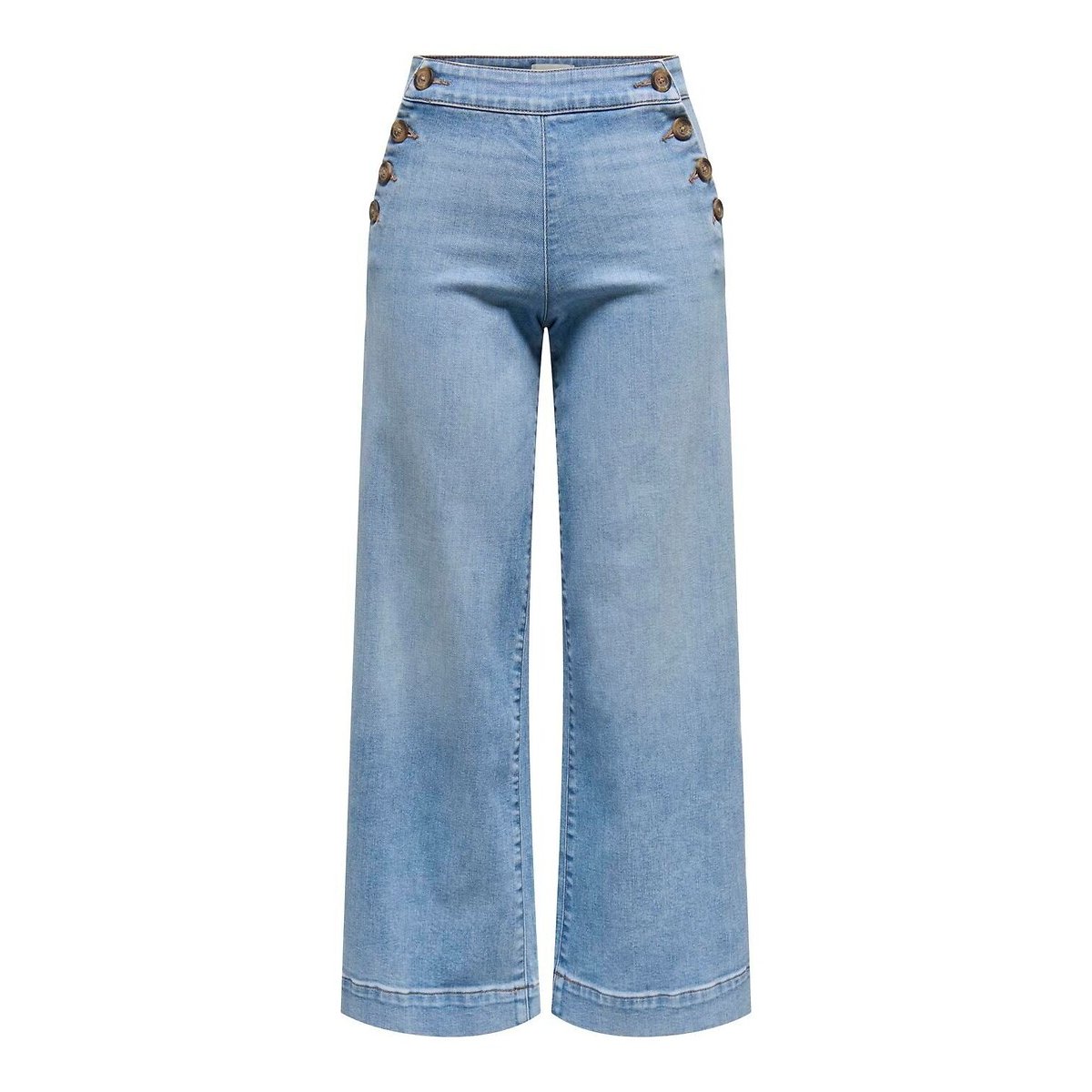 Jean large, taille haute light blue, ONLY