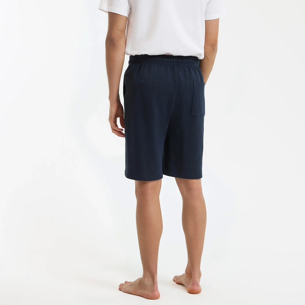 Bermuda en molleton bleu foncé, LA REDOUTE COLLECTIONS