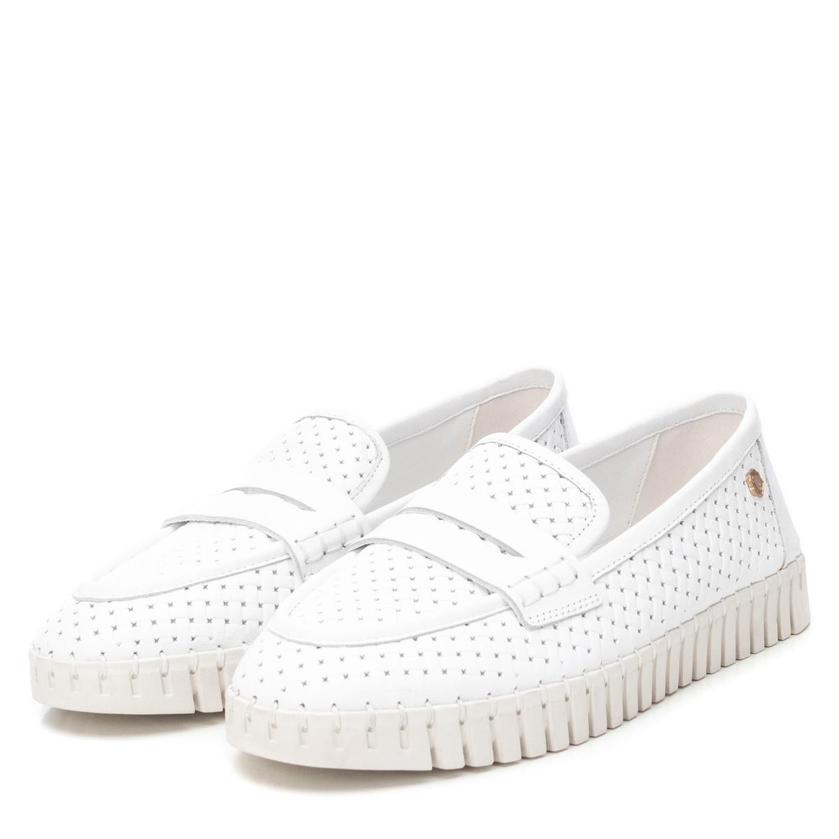 Chaussure Mocassin Plaine Décontractée blanc, CARMELA