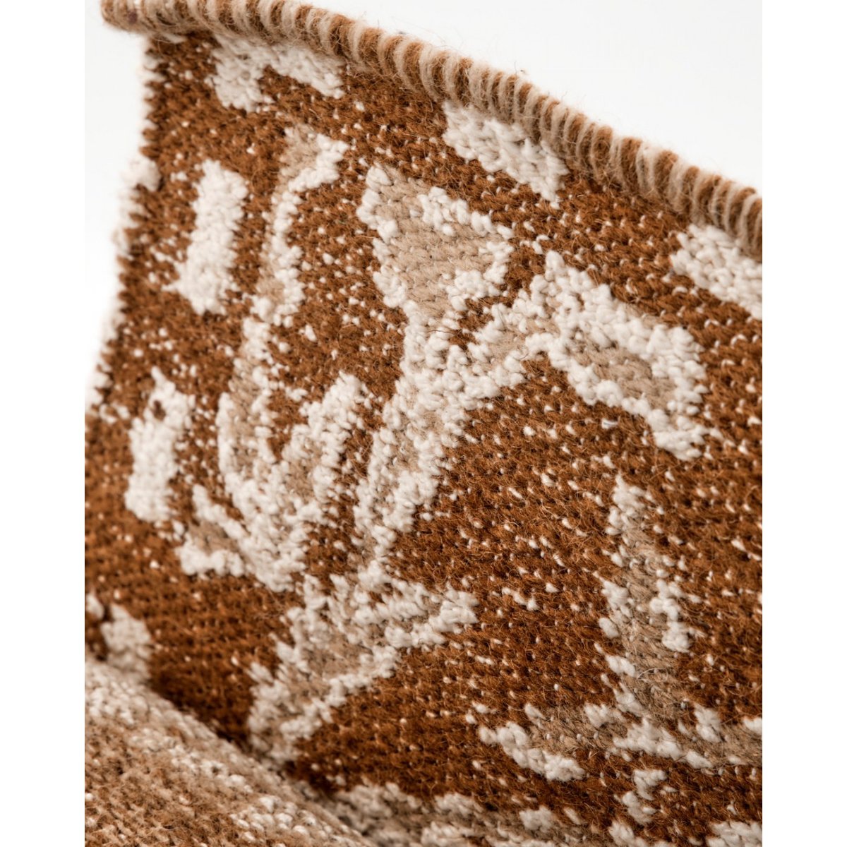 Tapis en coton Bloss 200x90 cm marron, HOUSE DOCTOR