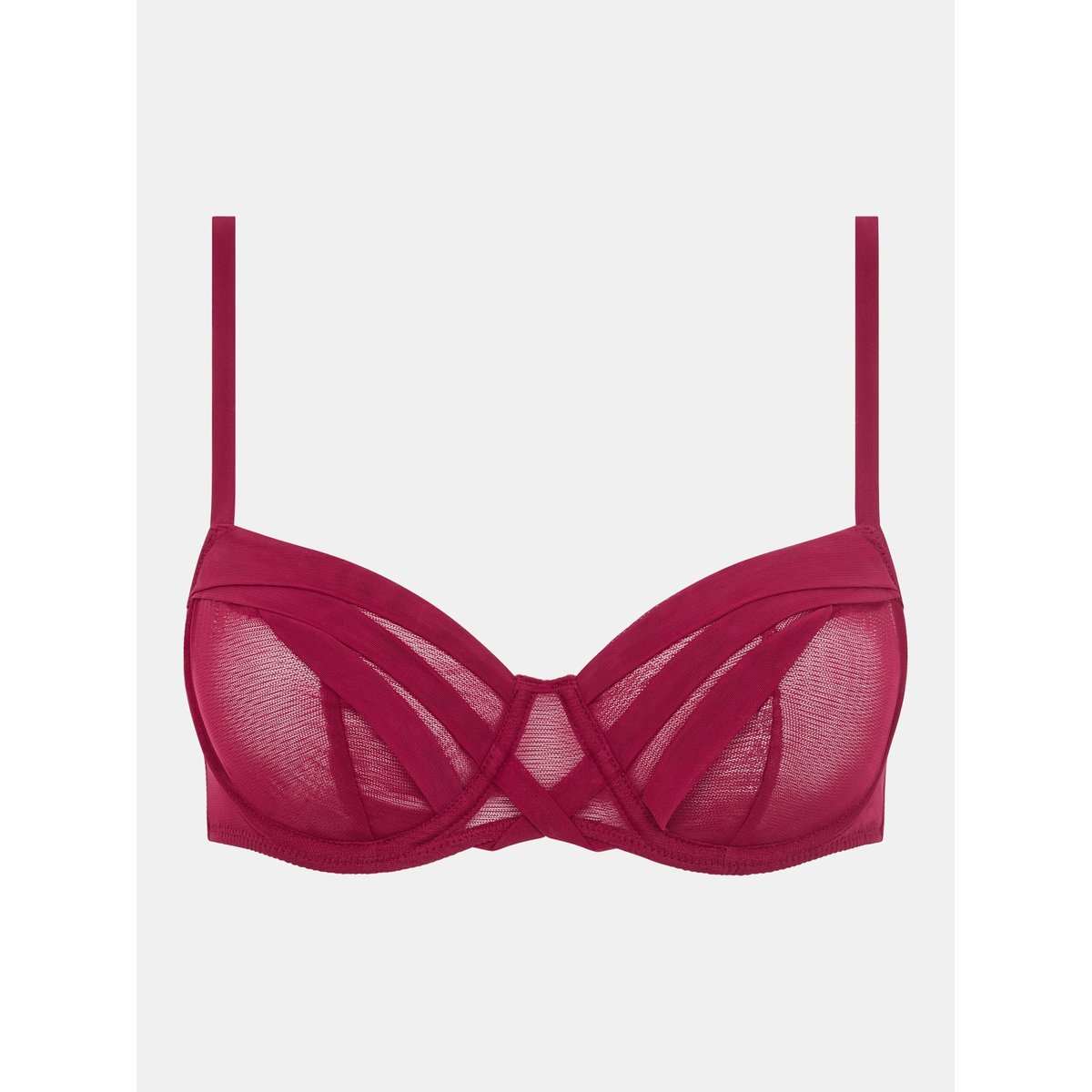 Soutien-gorge corbeille SCARLET cassis, CHANTELLE X