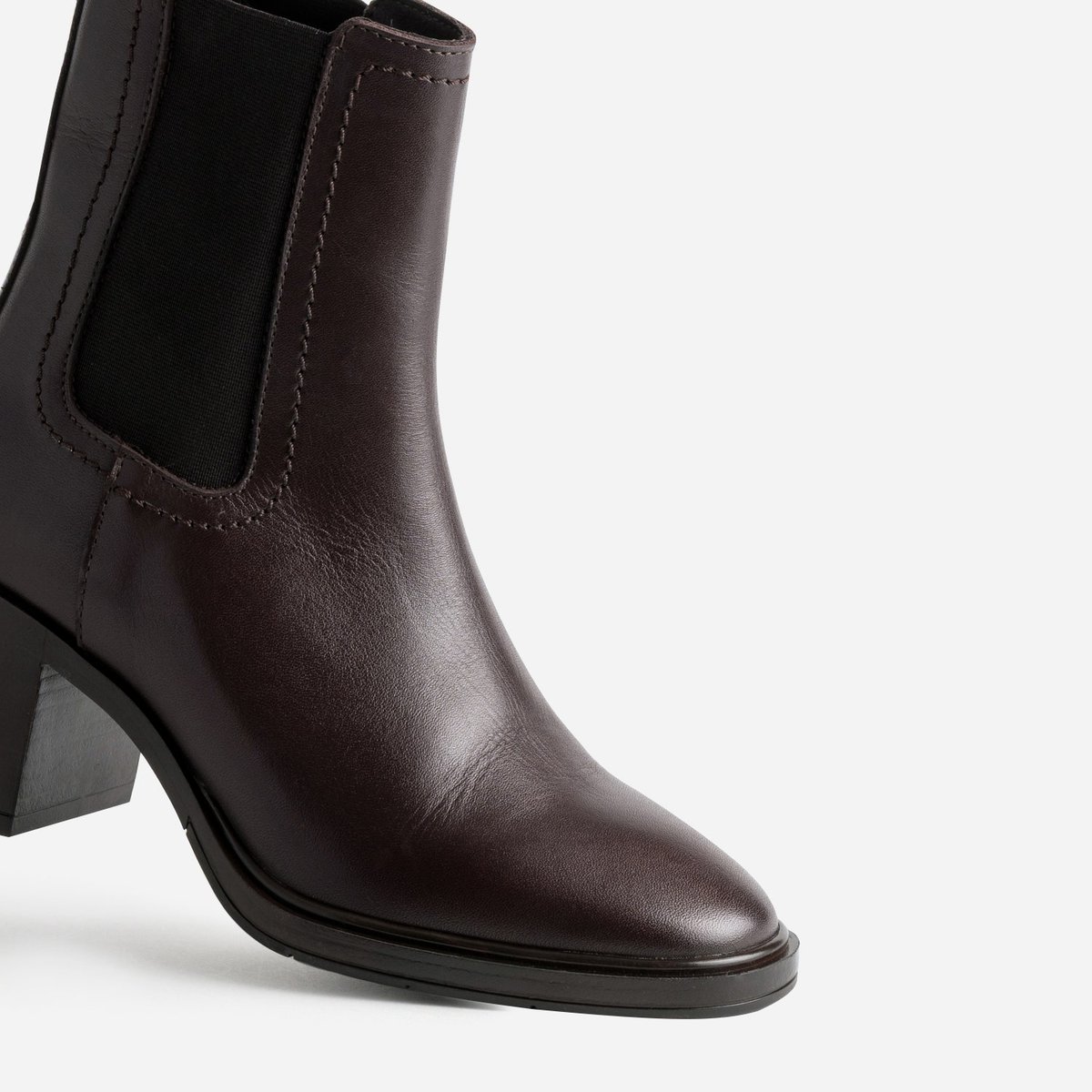 Boots À Talon en cuir NYNNAA chocolat, ERAM