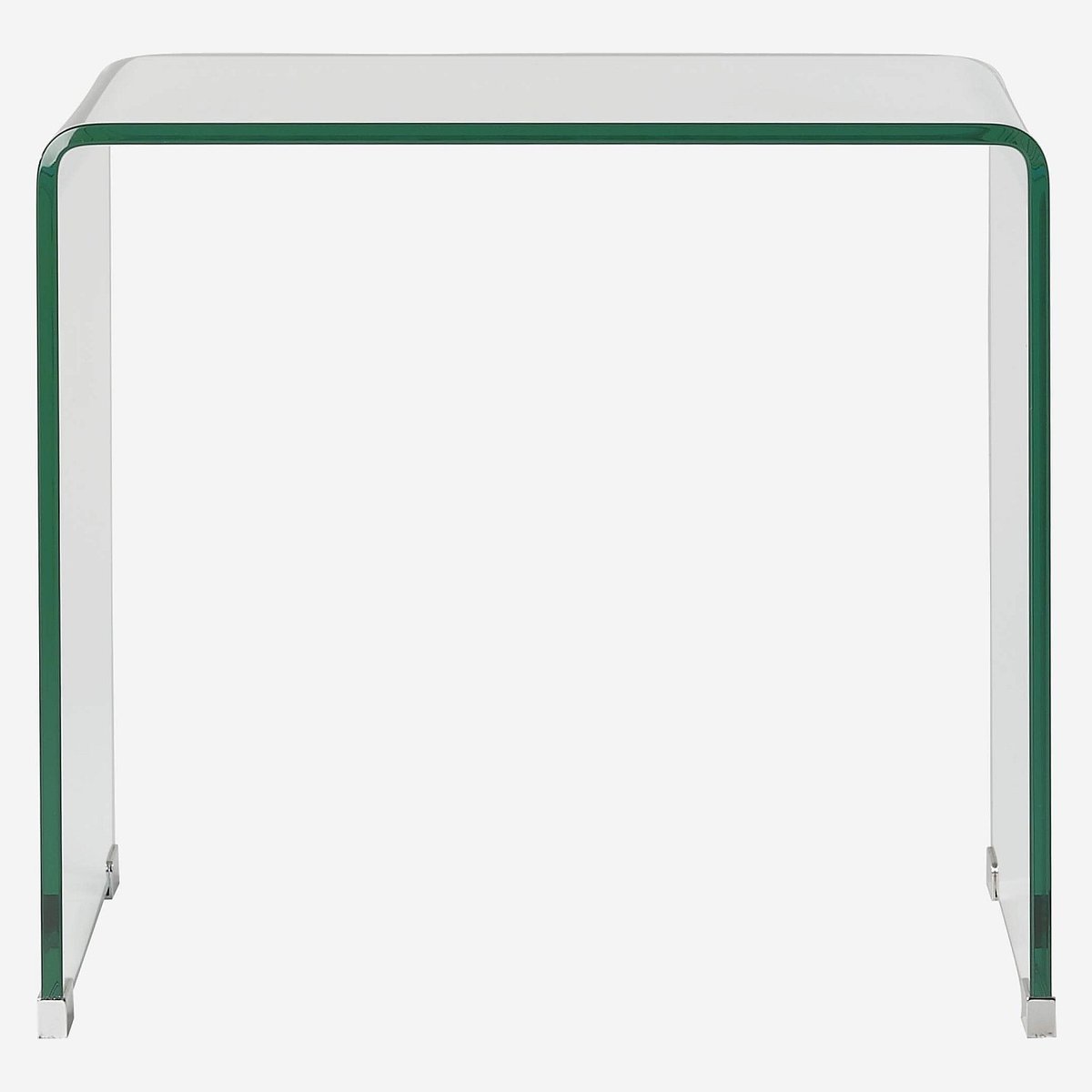 Table d'appoint verre trempé GALA transparent, HABITAT