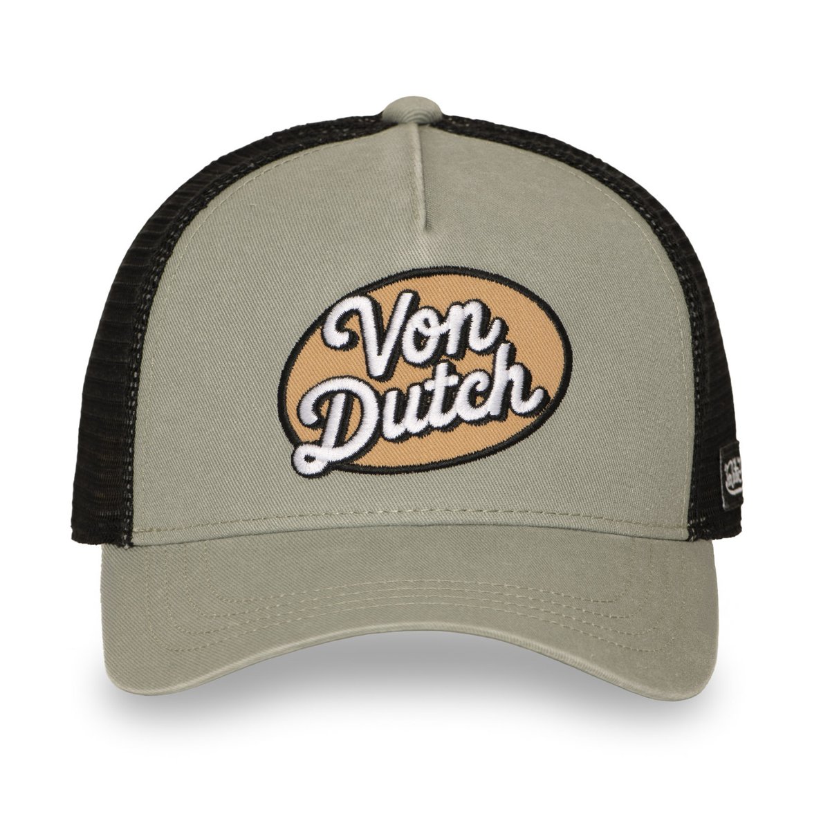 Casquette trucker ACID kaki clair/beige/noir, VON DUTCH