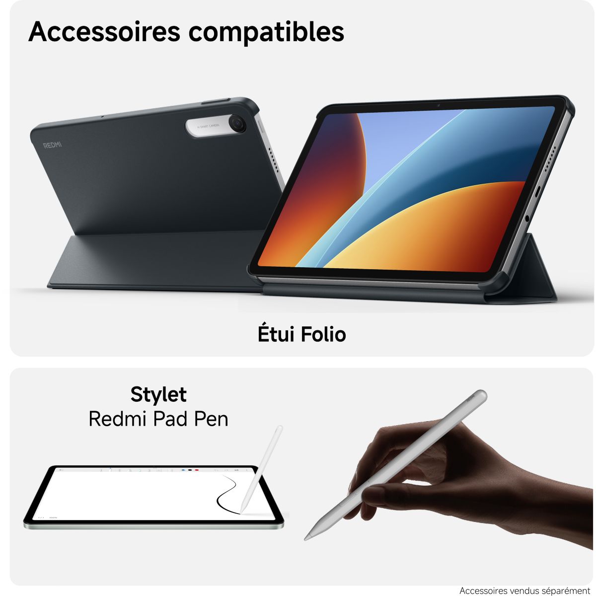 Tablette Android Redmi Pad 2 9.7'' Gris 128Go gris, XIAOMI