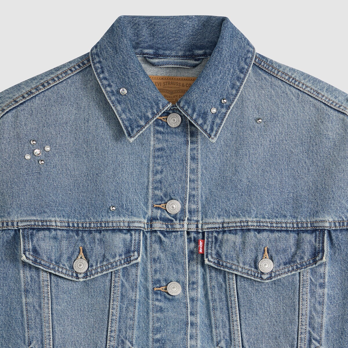 Veste denim Loose crop Trucker trip on drip trucker, LEVI'S