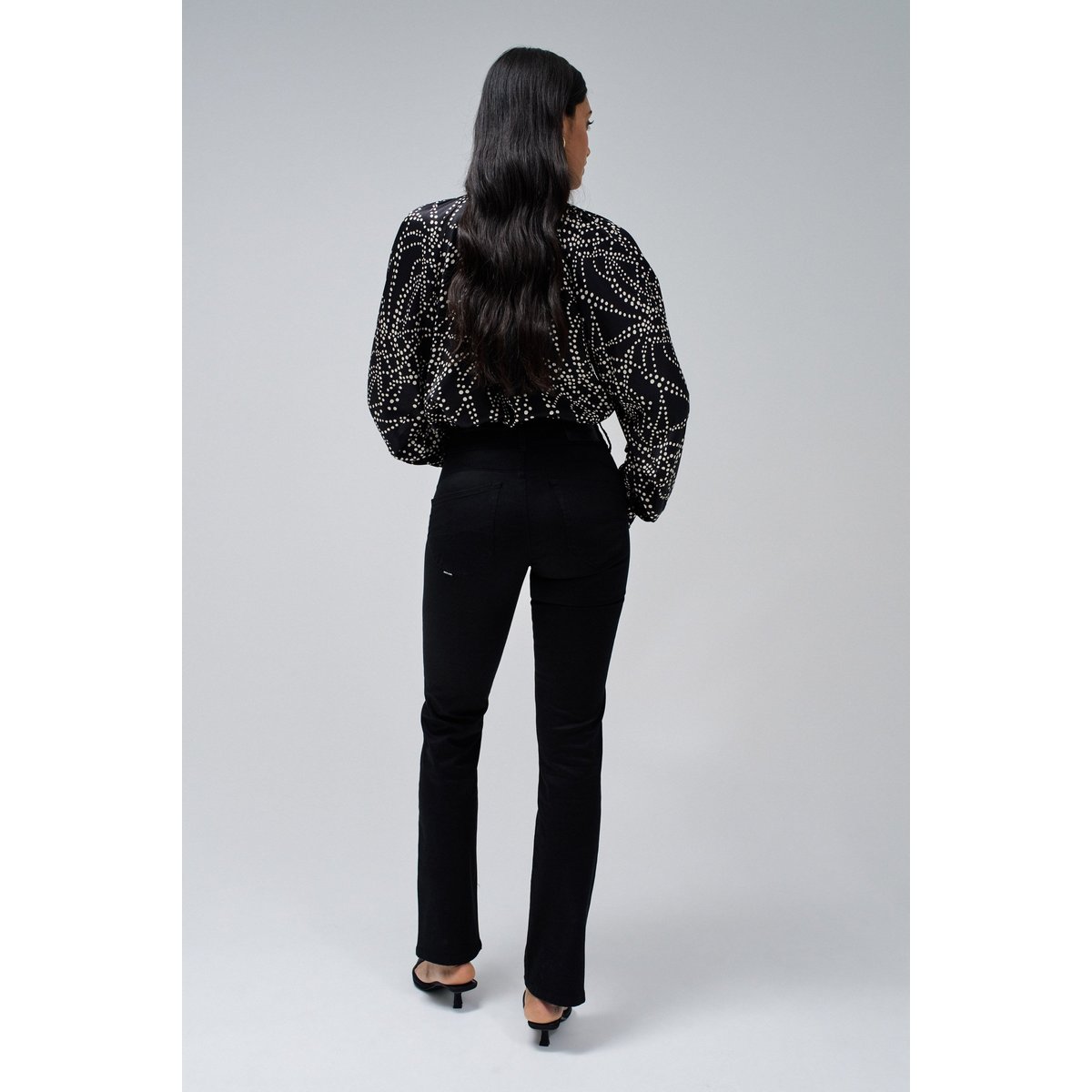 JEANS SECRET PUSH IN DROIT noir, SALSA JEANS
