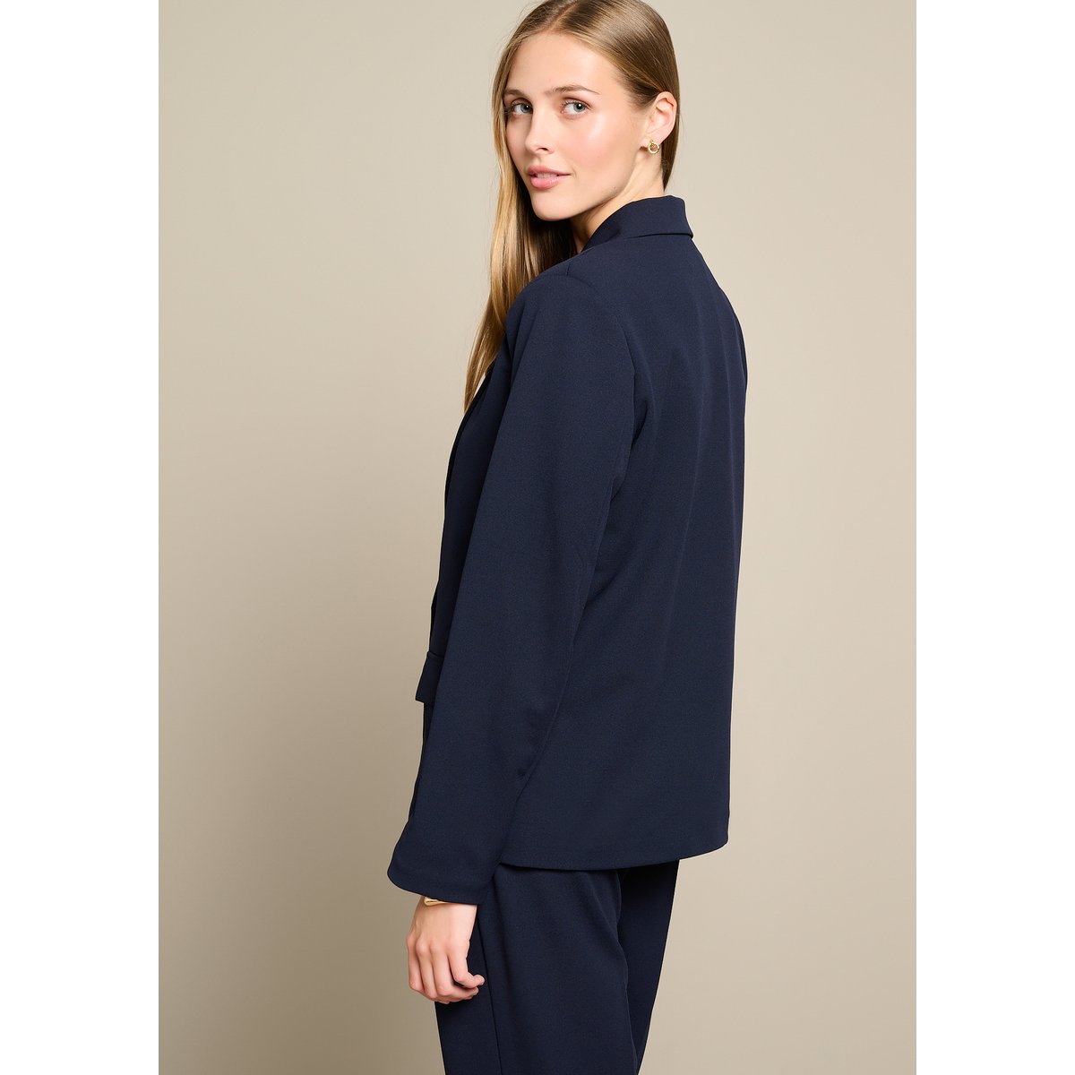 Blazer basique bleu marine, LOLALIZA