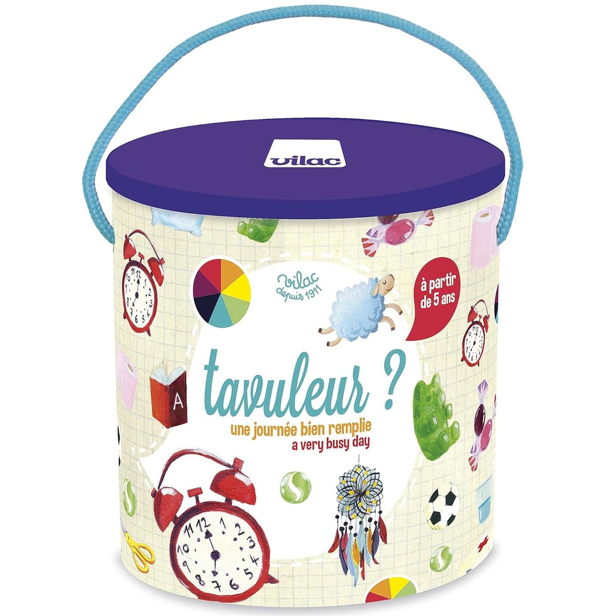 Tavuleur ? Une Journée Bien Remplie multicolore, VILAC