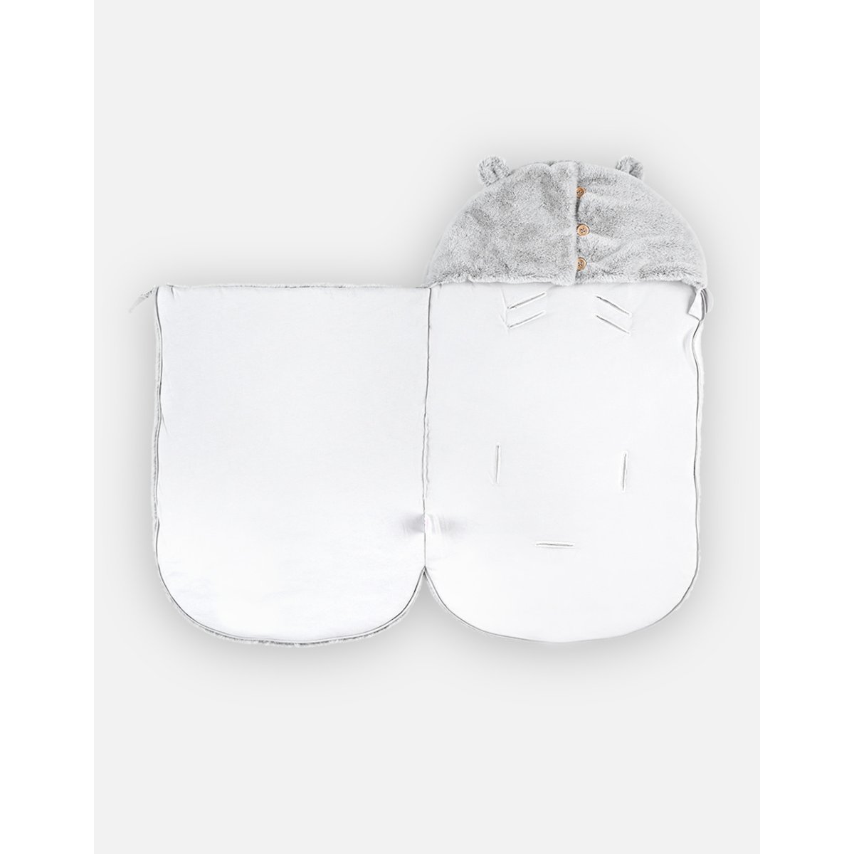 Nid d'ange en Groloudoux®gris clair gris, NOUKIE'S