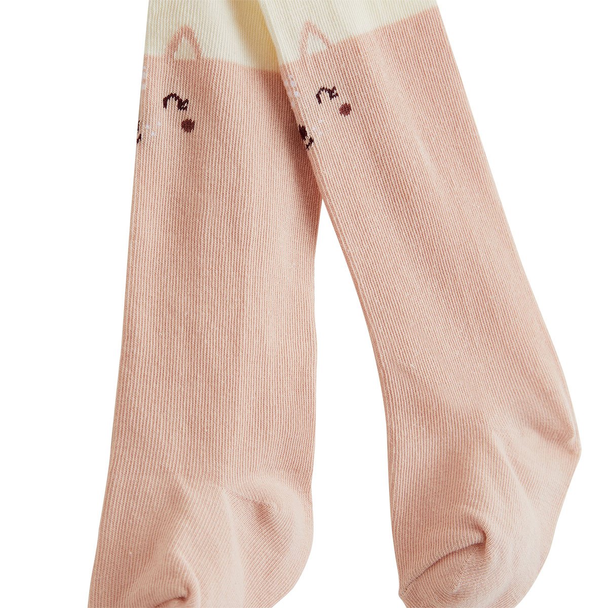 Lot de 2 paires de collants enfant Misti rose, PETIT BEGUIN