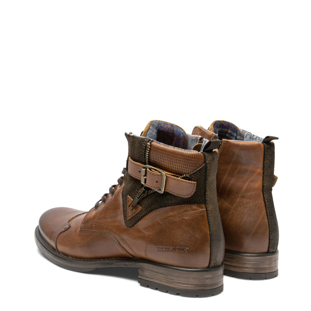 Boots En Cuir Yero cognac, REDSKINS