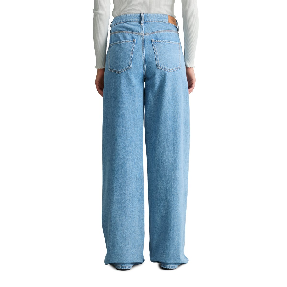 Jeans modèle Tomma wide en coton bio non extensible bleu, MARC O’POLO DENIM