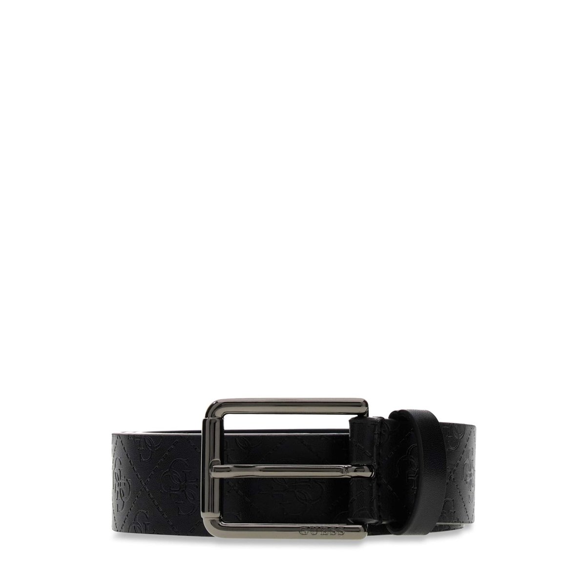 Ceinture Logo Milano 4G noir, GUESS